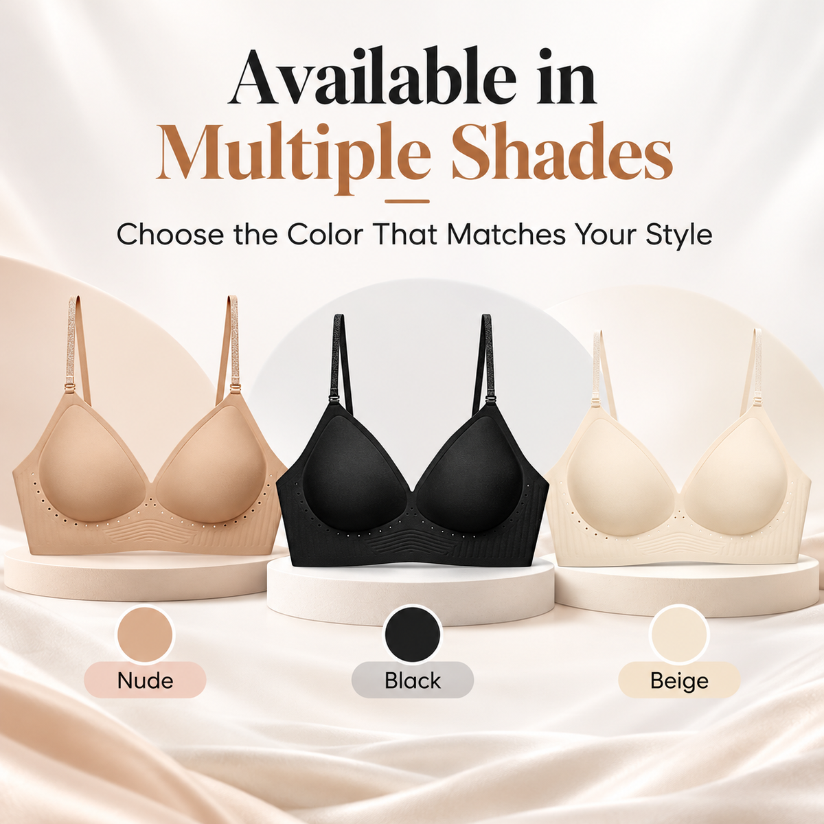 💞Deep V Low Back Backless Bra for A/B/C Cup - Seamless Invisible Bra